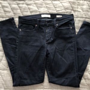 Banana republic high rise skinny ankle jeans